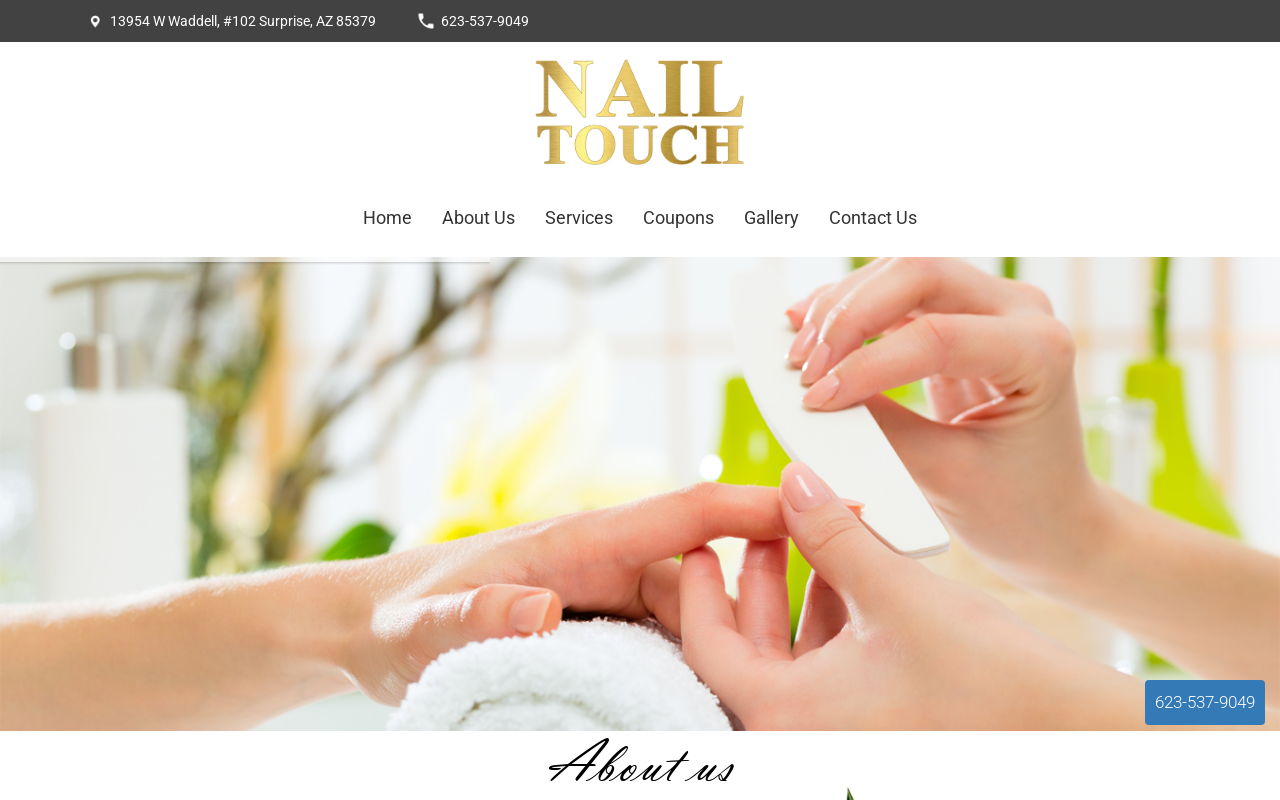 Nail Touch — screenshot of their official website