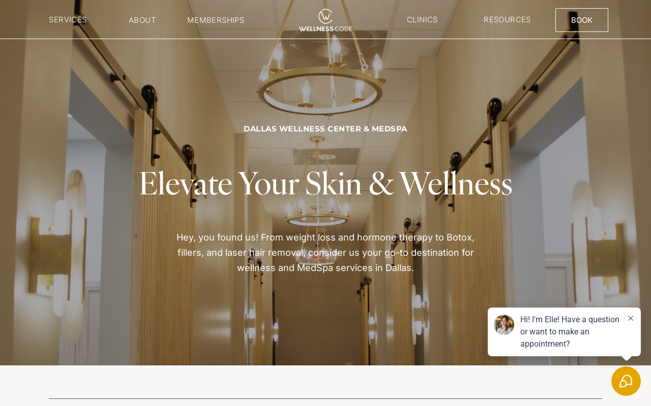 Wellness Code — screenshot of their official website