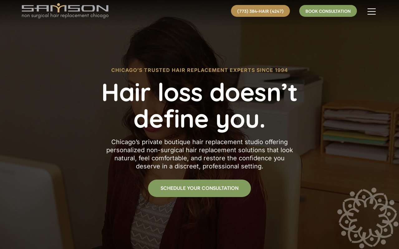 Samson — screenshot of their official website