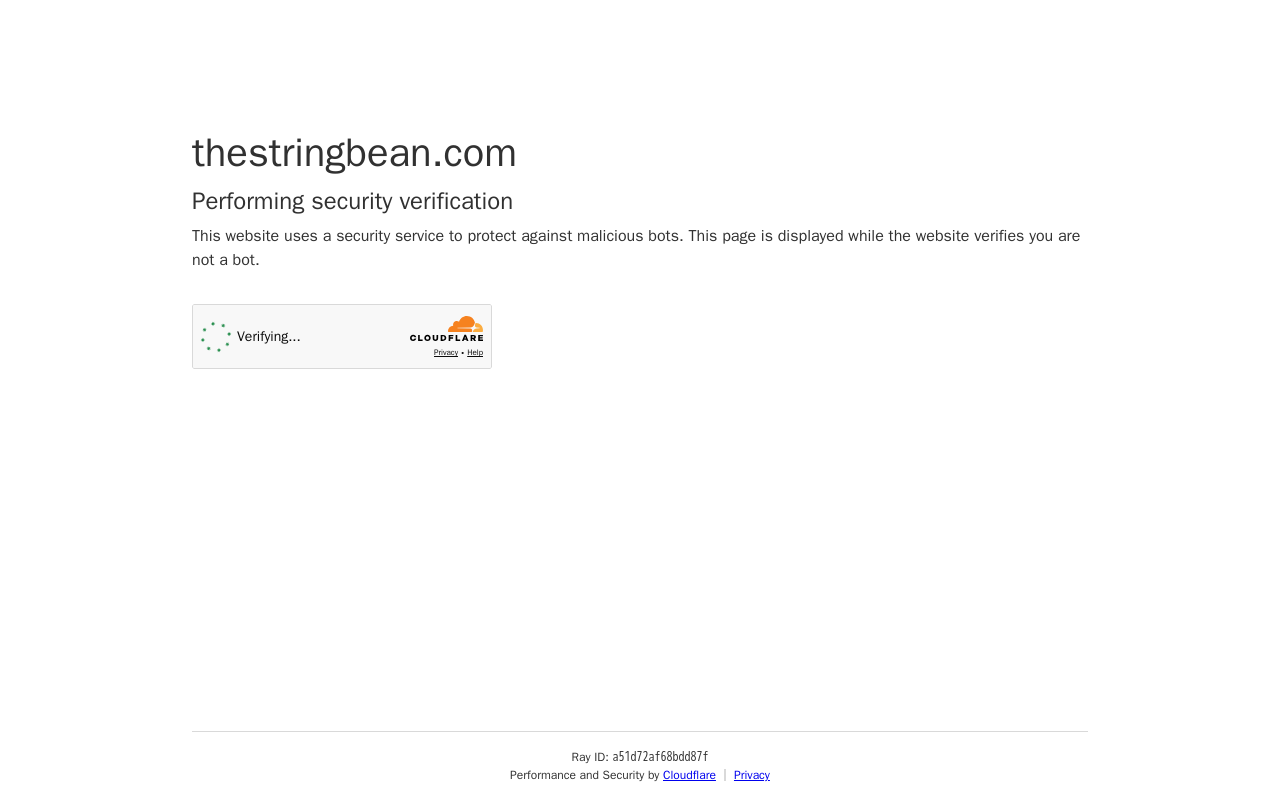 String Bean — screenshot of their official website