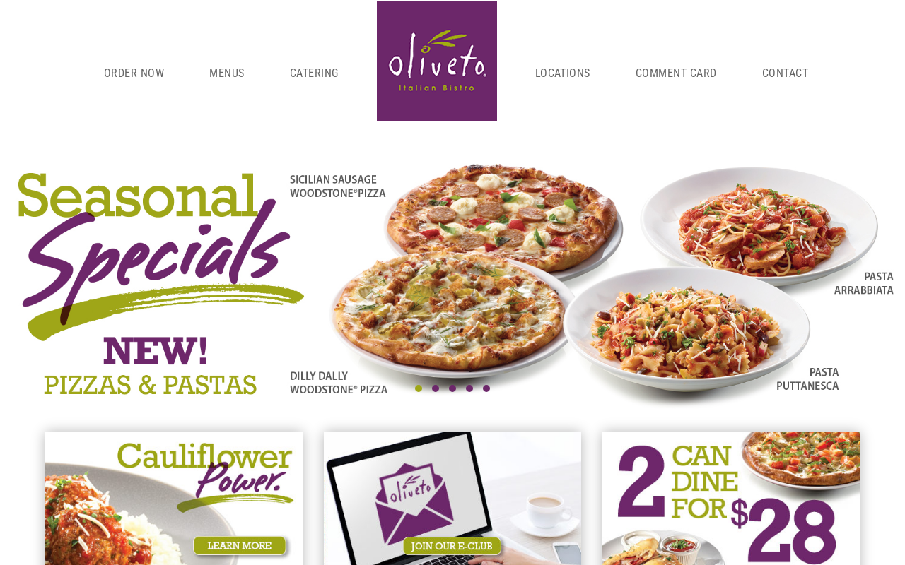 Oliveto — screenshot of their official website