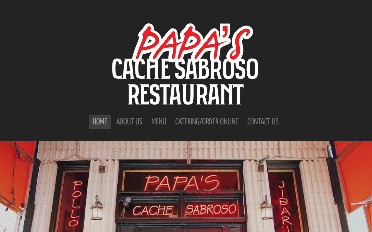 Papa’s Cache Sabroso — screenshot of their official website